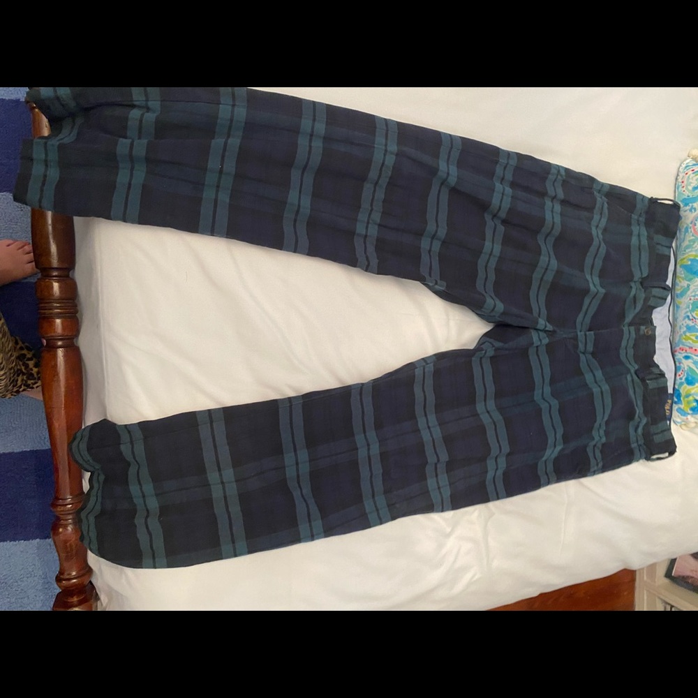 Plaid cotton Ralph Lauren pants